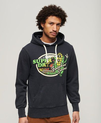 Herren Locker Geschnittenes Neon Travel Hoodie - Größe: M - Superdry - Modalova