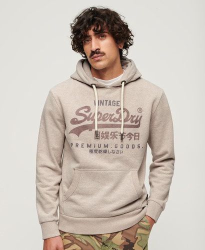 Herren Klassischer Heritage Hoodie mit Vintage-Logo - Größe: S - Black Friday & weitere Preisnachlässe - Superdry - Modalova