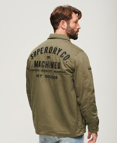 Men's Military M65 Leichte Jacke mit Stickerei - Größe: S - Superdry - Modalova