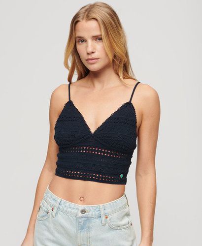 Damen Jersey-Bustier mit Spitze, Größe: 42 - Xmas deals - Superdry - Modalova