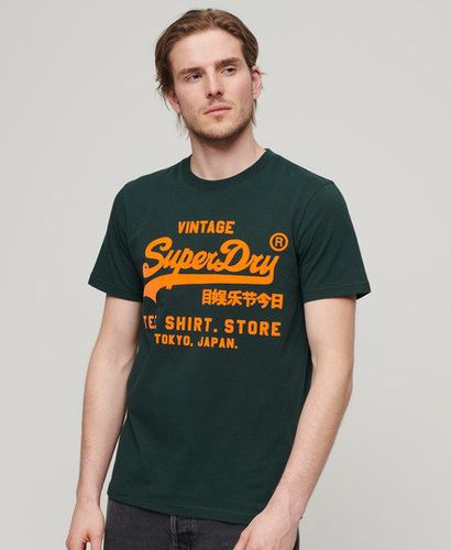 Herren T-Shirt in Neonfarben - Größe: S - Superdry - Modalova
