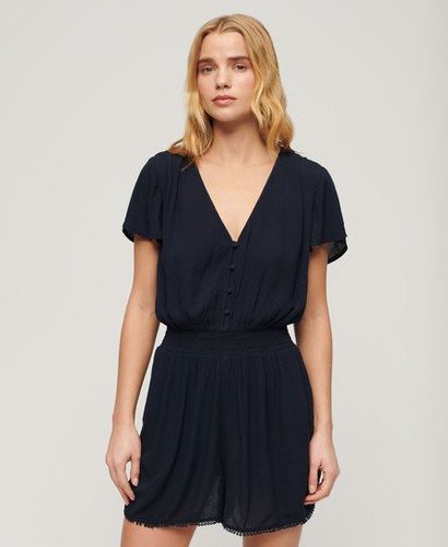 Damen Kurzärmeliger Strand-Playsuit - Größe: 36 - Superdry - Modalova