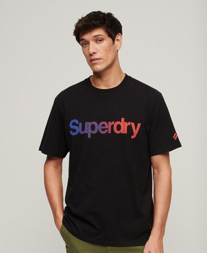 Herren Locker Geschnittenes Core T-Shirt mit Logo - Größe: L - Superdry - Modalova
