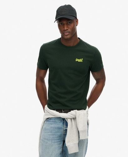Herren Essential T-Shirt aus Bio-Baumwolle mit Logo - Größe: XL - Superdry - Modalova