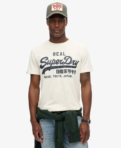 Herren Vintage T-shirt mit Logo-grafik - Größe: M - Superdry - Modalova