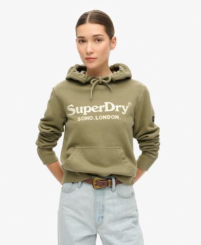 Damen Venue Hoodie in Metallic-Optik - Größe: 36 - Superdry - Modalova