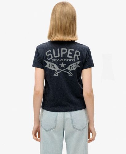 Damen Figurbetontes Lo-Fi Outdoor-T-Shirt - Größe: 38 - Superdry - Modalova