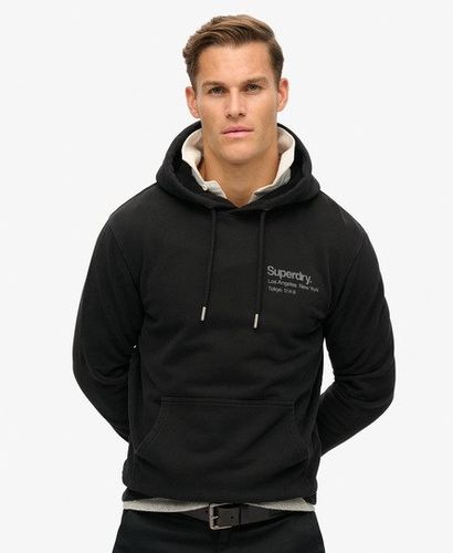 Herren Core Logo City Hoodie mit Lockerer Passform - Größe: S - Superdry - Modalova