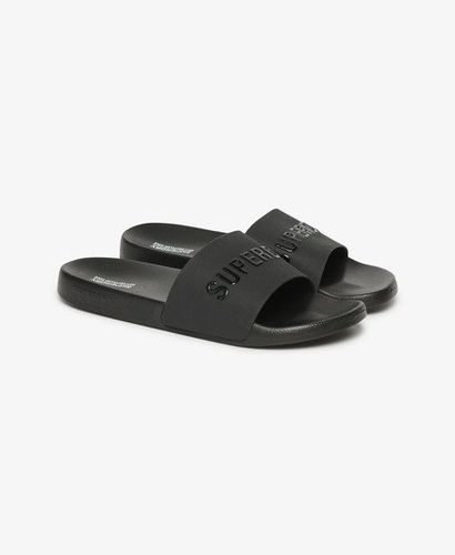 Herren Vegane Badesandalen mit Logo - Größe: 8-9 - Superdry - Modalova