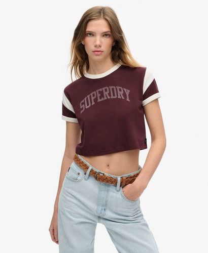 T-shirt Contrasté à Motif Athletic Essentials Taille: 42 - Superdry - Modalova