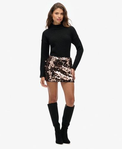 Damen Minirock mit Paillettenverzierung - Größe: 40 - Superdry - Modalova