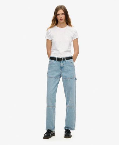 Damen Carpenter Jeans aus Denim mit Mittlerer Leibhöhe - Größe: 28/32 - Xmas deals - Superdry - Modalova