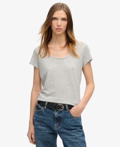 Women's Studios T-Shirt mit Tiefem Ausschnitt - Größe: 38 - Superdry - Modalova