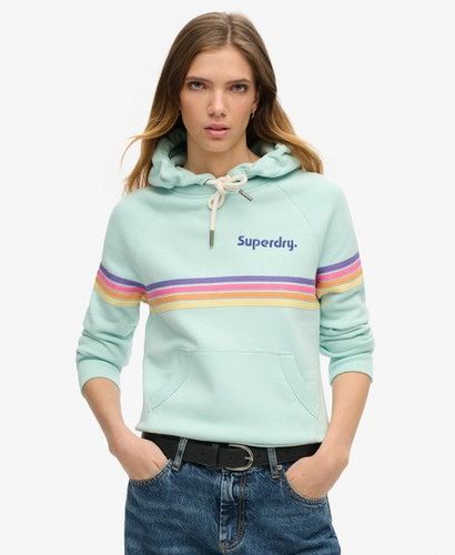 Sweat à Capuche à Rayures Arc-en-ciel et Logo Taille: 36 - Superdry - Modalova
