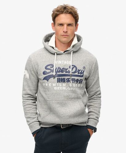 Herren Vintage Logo Hoodie aus Bio-Baumwolle - Größe: XL - Superdry - Modalova