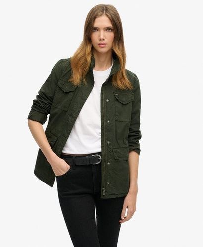 Damen St Tropez M65 Verzierte Militärjacke - Größe: 40 - Superdry - Modalova
