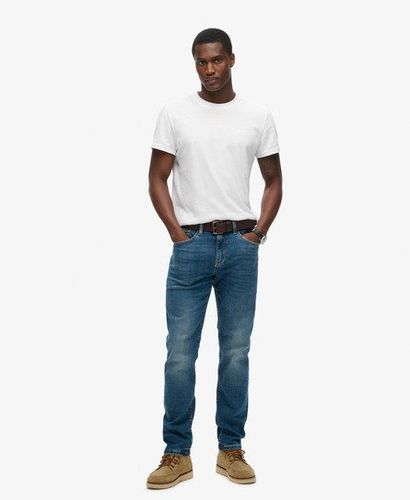 Herren Schmale Vintage-jeans mit Geradem Bein - Größe: 32/34 - Superdry - Modalova