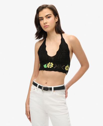 Damen Bustier mit Häkelblumen, Größe: 42 - Superdry - Modalova