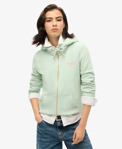 Sweat à Capuche Zippé à Logo Essential, , Taille: 38 - Superdry - Modalova