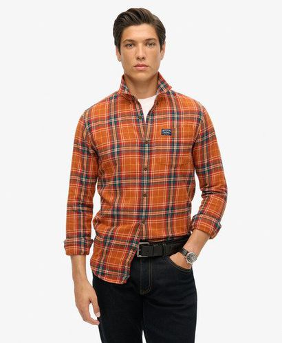 Men's Langärmeliges Holzfällerhemd aus Baumwolle - Größe: M - Black Friday & weitere Preisnachlässe - Superdry - Modalova