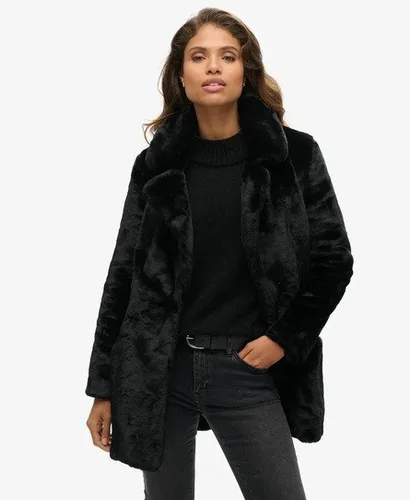 Aux s Manteau mi-long en fausse fourrure Vintage, , Taille: 42 - Superdry - Modalova