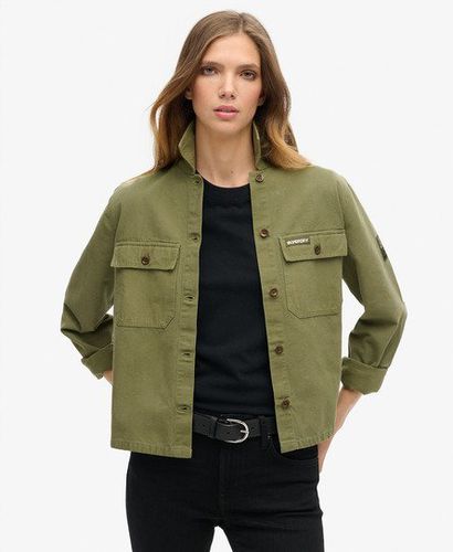 Damen St Tropez Military-Hemdjacke, Größe: 42 - Superdry - Modalova