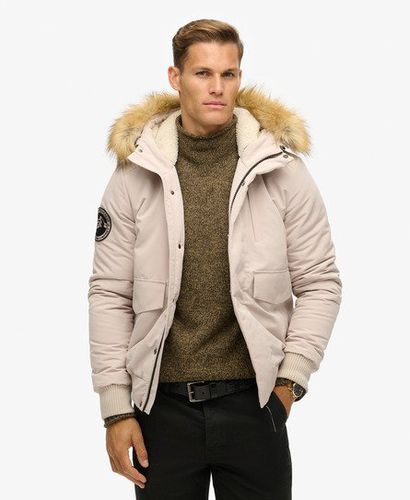 Herren Everest Bomber-Steppjacke mit Kapuze - Größe: XL - Xmas deals - Superdry - Modalova