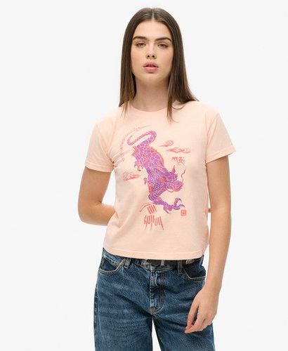 Damen Komodo x Kailash Dragon T-Shirt - Größe: 36 - Superdry - Modalova