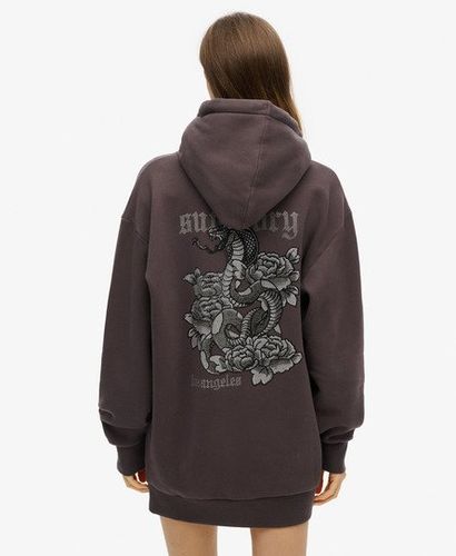 Robe à Capuche et Strass Effet Tatouage Taille: 10-12 - Superdry - Modalova