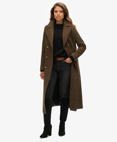 Manteau en Laine à Boutonnage Croisé Taille: 44 - Superdry - Modalova