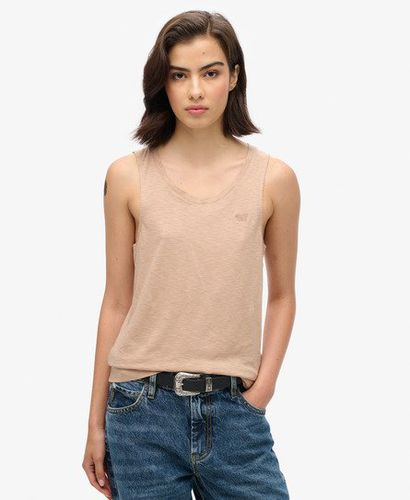 Damen Tanktop mit Weitem Rundhalsausschnitt - Größe: 36 - Superdry - Modalova