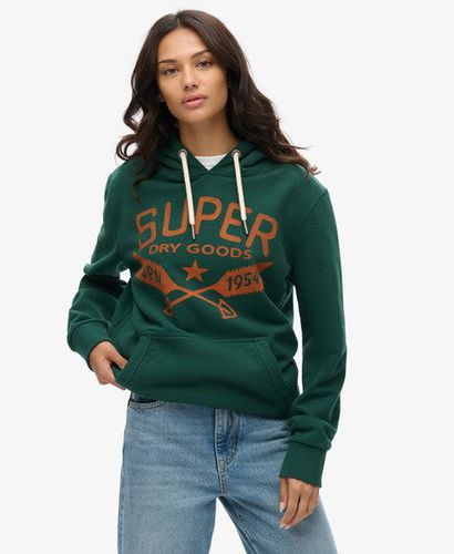 Damen Outdoor OverGröße-Hoodie mit Grafik - Größe: L - Superdry - Modalova