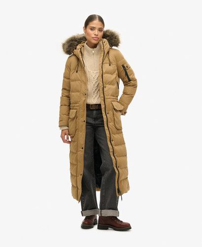 Damen Langer Expedition Parka aus Mikrofaser - Größe: 38 - Xmas deals - Superdry - Modalova