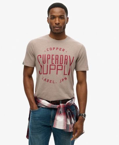 Herren Copper Label Workwear T-Shirt - Größe: XL - Superdry - Modalova