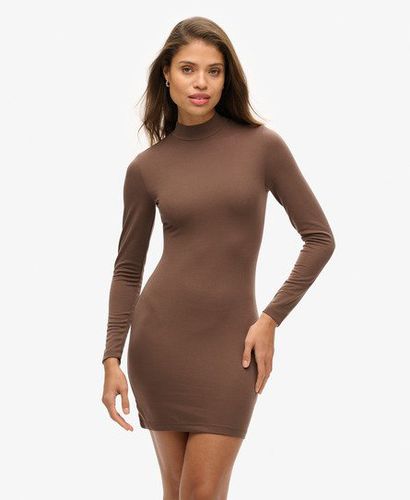 Women's Jersey-Minikleid mit Angedeutetem Ausschnitt - Größe: 36 - Xmas deals - Superdry - Modalova