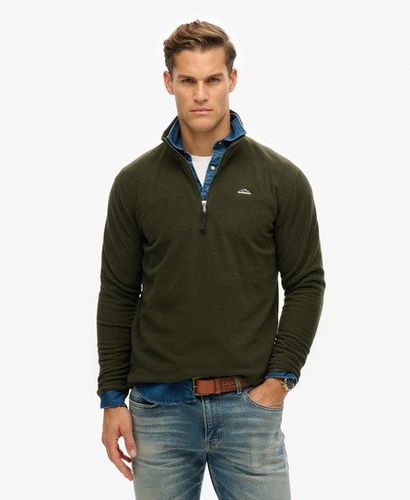 Herren Polar Fleecejacke mit Halblangem Reißverschluss - Größe: S - Superdry - Modalova