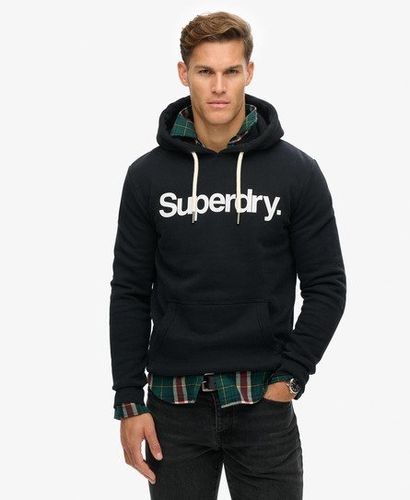 Herren Core Logo Hoodie - Größe: L - Superdry - Modalova