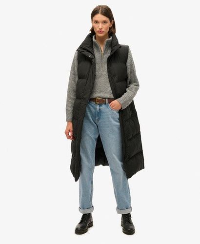 Damen Lange Steppweste - Größe: 36 - Superdry - Modalova