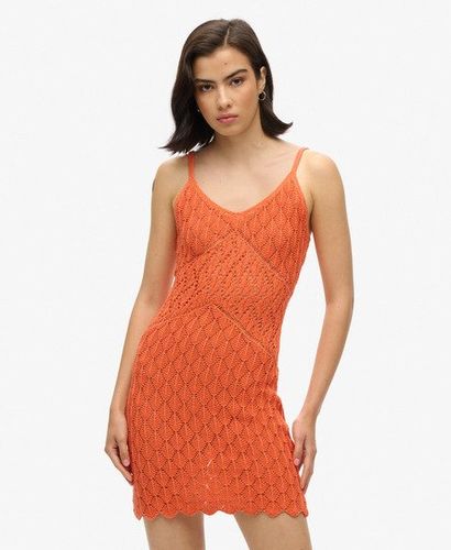 Robe Courte Caraco en Crochet Taille: 36 - Superdry - Modalova