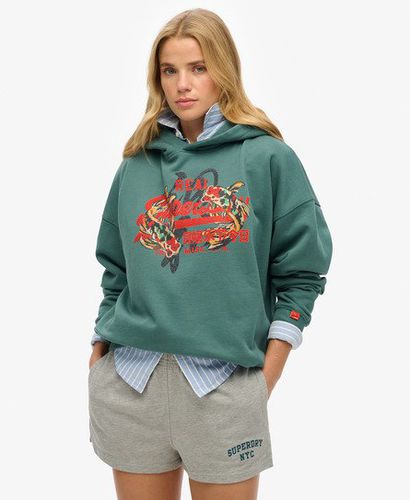 Damen Lässiges Tokyo Vintage Logo Hoodie - Größe: 36 - Superdry - Modalova