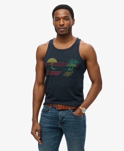 Men's Gestreiftes Outdoor-tanktop - Größe: XL - Superdry - Modalova