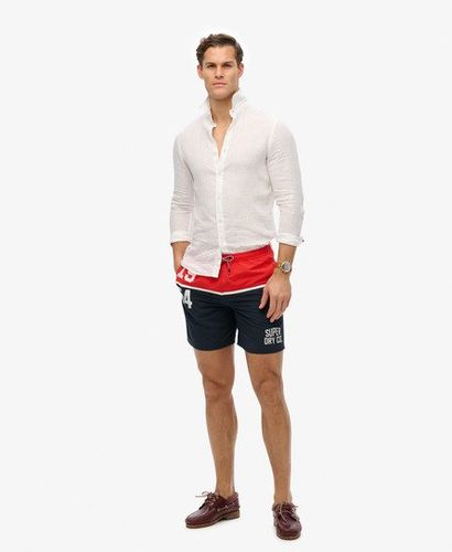 Short de Bain à Logo Nautical Longueur 43 cm Taille: L - Superdry - Modalova