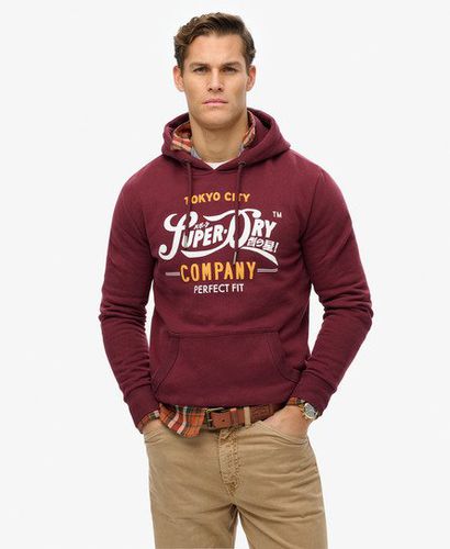 Herren Perfect Fit Hoodie mit Schriftzug - Größe: M - Superdry - Modalova