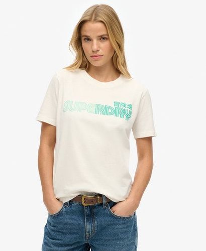 Damen Verblasstes Core T-Shirt - Größe: 44 - Superdry - Modalova