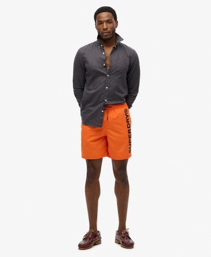 Short de Bain à Motif Sport Longueur 43 cm Taille: S - Superdry - Modalova