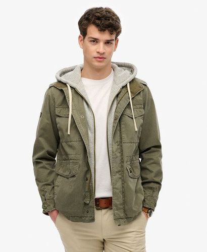 Herren Rookie Feldjacke mit Kapuze - Größe: Xxxl - Superdry - Modalova