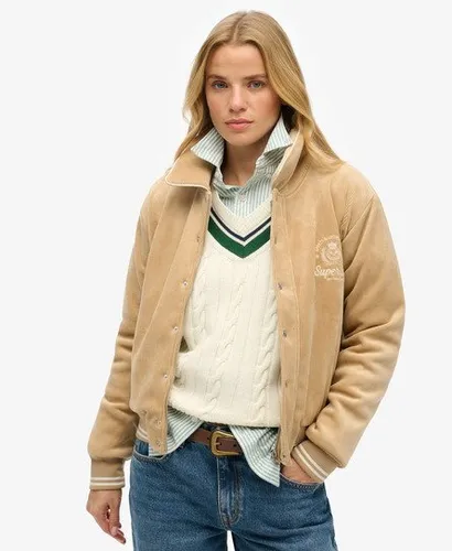 Damen Country Club Jersey-bomberjacke - Größe: 38 - Superdry - Modalova