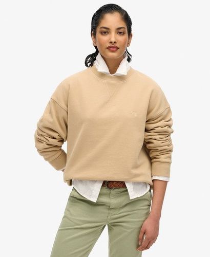 Damen Studios Sweatshirt mit Rundhalsausschnitt - Größe: 42 - Superdry - Modalova