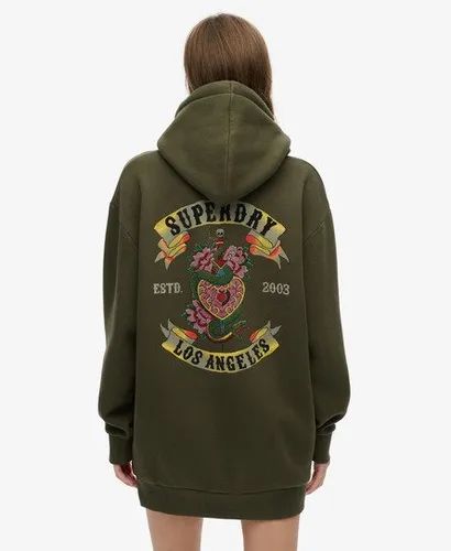 Robe à Capuche Avec Strass Effet Tatouage Taille: 34-36 - Superdry - Modalova