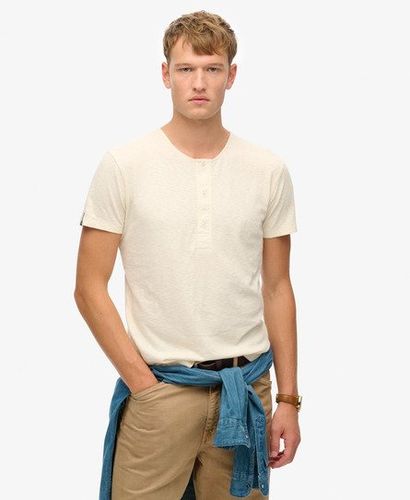 Herren The Merchant Store - Kurzärmeliges Grandad-oberteil - Größe: M - Superdry - Modalova
